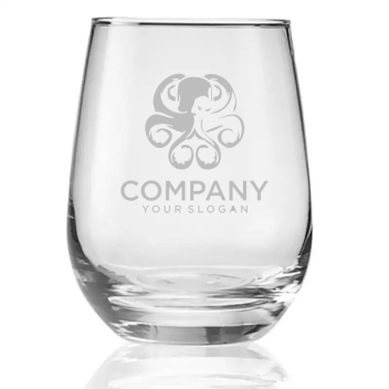 15.25 Oz. Custom Libbey&reg; Stemless White Wine Glasses