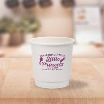 Custom 4 Oz. Double Wall Paper Hot Cups