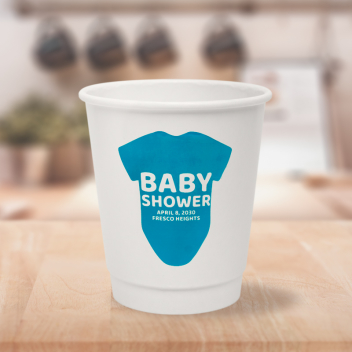 Custom 10 Oz. Double Wall Paper Hot Cups