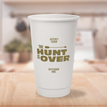 Custom 16 Oz. Double Wall Paper Hot Cups