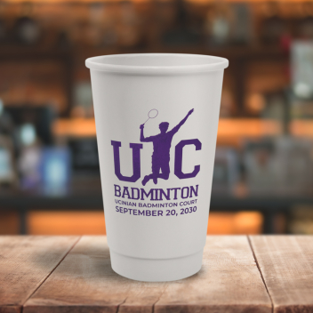 Custom 16 Oz. Double Wall Paper Hot Cups