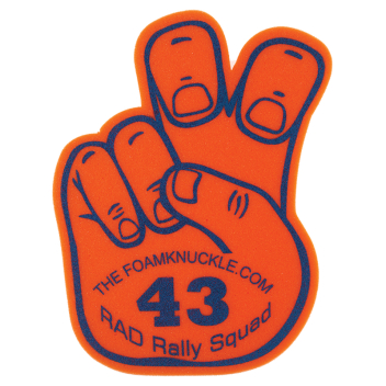 15 Inch Bent Fingers Foam Hand Mitt