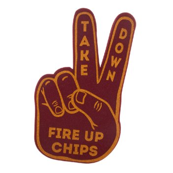 15 Inch Peace Victory Foam Mitt