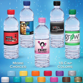 16.9 Oz. Water Bottle - Flat Cap