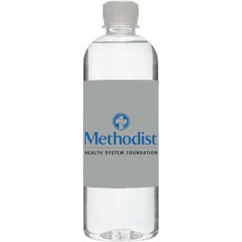 16.9 Oz Short Bullet Custom Label Bottled Water