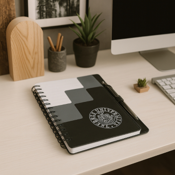 5&quot; X 7&quot; Recycled Pace Spiral Notebook W Pen