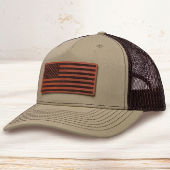 Custom Leather Patch Hat