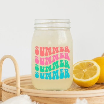 16 Oz Drinking Glass Mason Jars
