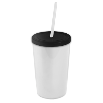 16 Oz. Sentinel Acrylic Tumbler With  And Straw