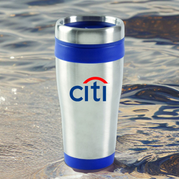 16oz Blue Monday Travel Tumbler