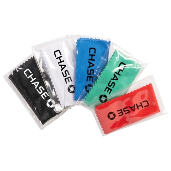7 X 7 Inch Microfiber Cloth In Clear Pouch