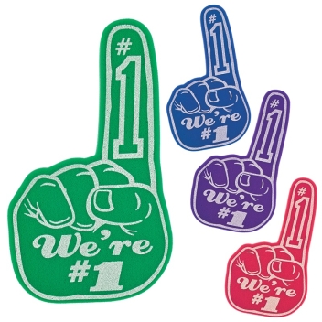 18 Inch Number One Foam Hand Mitt