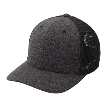 Port Authority Flexfit Melange Mesh Back Trucker Cap