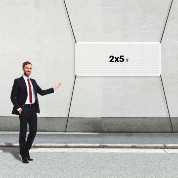 Custom 2' X 5' Mesh Banners