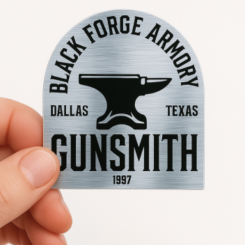 Brushed Aluminum Stickers