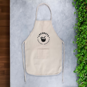 10 Oz. Cotton Canvas Kitchen Apron