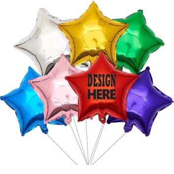 19 Inch Star Foil Balloons