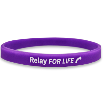 1/4 Inch Embossed Printed Wristbands