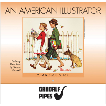 2024 An American Illustrator Wall Calendar - Stapled