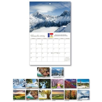2024 Scenic Wall Calendar