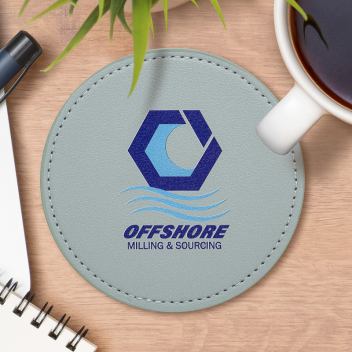 Custom Leather Coasters