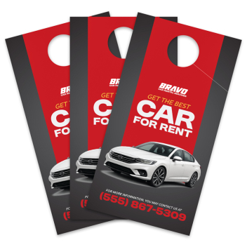 4.25 X 8 Inch Full Color Door Hanger