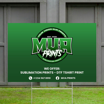 Custom 24" X 36" Yard Signs