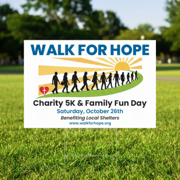 Custom 4' X 6' Yard Signs