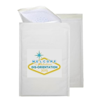 10.5 X 16 Inch White Kraft Padded Paper Mailers
