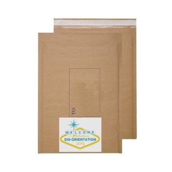 10.5 X 16 Inch Natural Kraft Padded Paper Mailers