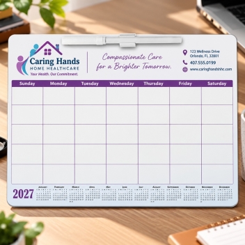 Memo Board Calendar W/ Mag