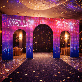 Open Door Arch Backdrop