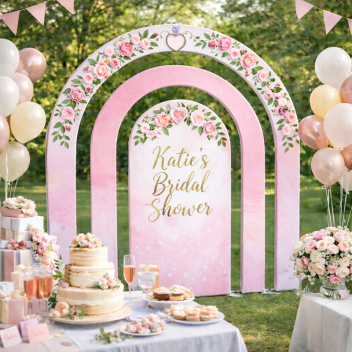 Rainbow Multi-tier Arch Backdrop