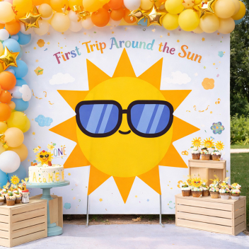 Sun Shaped Backdrop