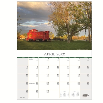 Full Color Wall Calendar - 11 X 17 Inches - Saddle Stitched
