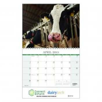 Full Color Wall Calendar - 11 X 17 Inches - Wirebound With Ad Lip