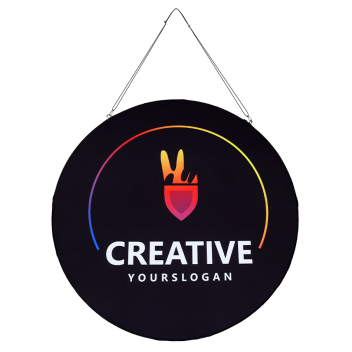 Vertical Disc Hanging Sign