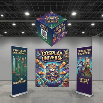 Cube Hanging Sign