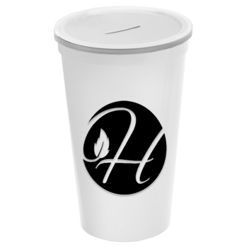 22 Oz. Stadium Cup With Coin Slot