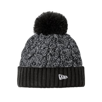 New Era Marled Knit Pom Beanie