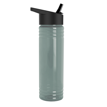 24 Oz. Slim Fit Upcycle Rpet Bottles With Flip Straw
