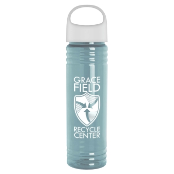 24 Oz. Slim Fit Upcycle Rpet Bottles With Oval Crest