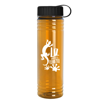 24 Oz. Slim Fit Water Bottle With Tethered