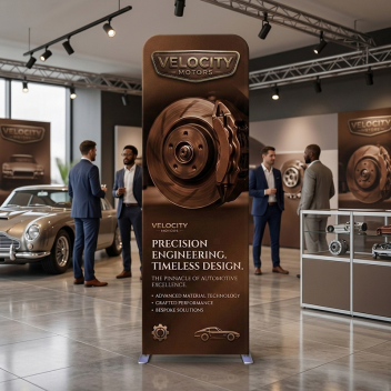 Fabric Banner Stand (round Corners)