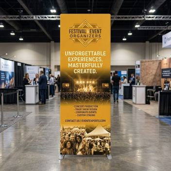 Fabric Banner Stand (square Corners)