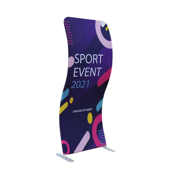 S Shaped Fabric Banner Stand