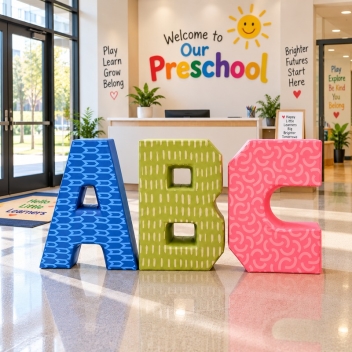 3d Letters Banner Stand