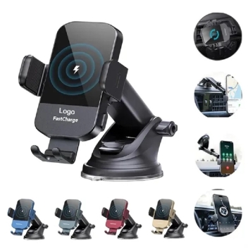 15w Auto Clamping Wireless Car Fast Charger
