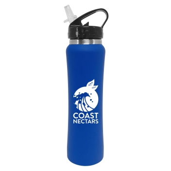 25 Oz. Steel Bottle With Flip Straw