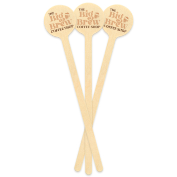 Custom Wooden Drink Stirrers